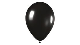 Image of a Deluxe Black Latex Balloon