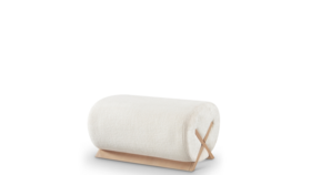Image of a Azula White Ottoman