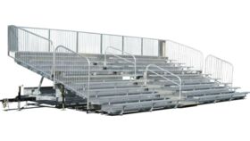 Image of a 10-Row Portable Bleachers