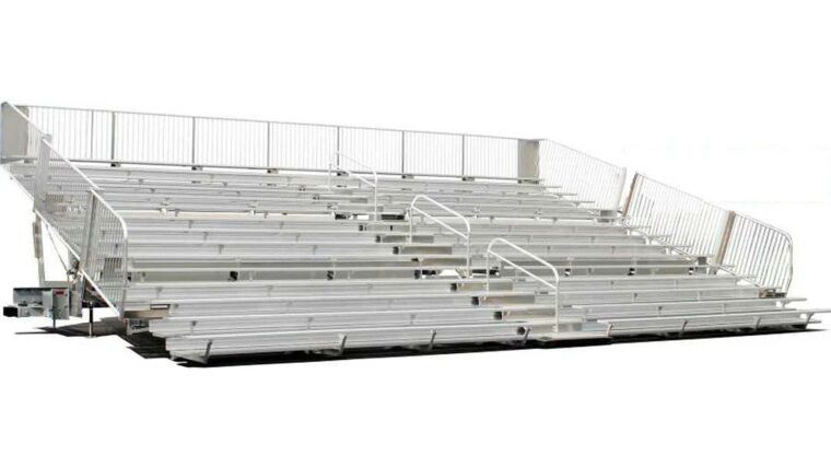 15-Row Portable Bleachers : goodshuffle.com