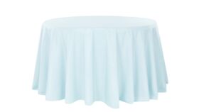 Image of a 108" Rd. Linens - Baby Blue