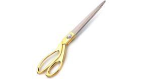 Image of a Oversized Ribbon Cutting Scissors (Gold)