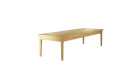 Image of a 10' Chateau Dining Table - Weathered Wood Top