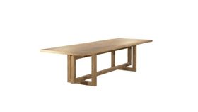 Image of a 10' Colonnade Dining Table - Weathered Wood Top