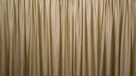 Image of a Antique Gold Tergalet Drape (18 ft H x 4 ft W)