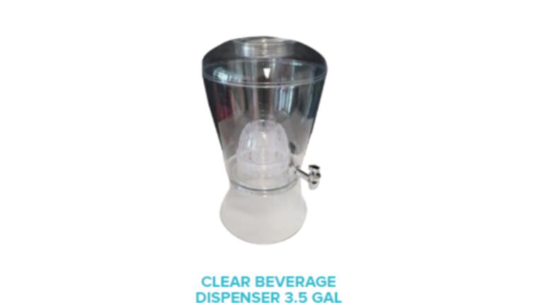 Beverage Clear Dispenser 3.5 Gal : goodshuffle.com