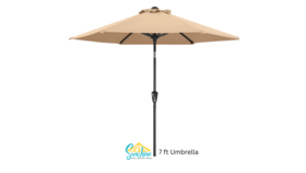 Image of a 9" Umbrella Market (Ivory)