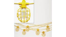 Image of a 100' Contractor Yellow Cage Lighting