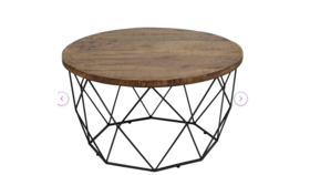 Image of a Modern Wood Coffee Table