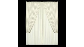Image of a Draping Double Layer Tie-Back 10’-18’ High - Standard Ivory