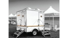 Image of a 2 Station Stylish Restroom Trailer