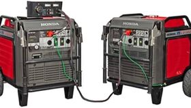 Image of a Generator Including Power Distribution ((240 watt 50 amp)) and Fuel