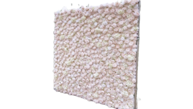 Image of a 5-D Light Pink 8 x 8 Flower Backdrop