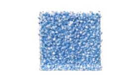 Image of a 5-D Sky Blue 8 x 8 Flower Backdrop