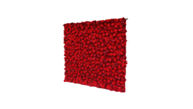 Image of a 3-D Red 8 x 8 Flower Backdrop