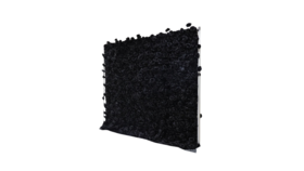 Image of a 3-D Black 8 x 8 Flower Backdrop