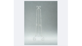 Image of a White Metal Easel