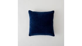 Image of a Pillow // 18" Dark Indigo Velvet