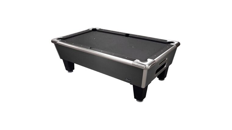 Pool Table - Black Felt : goodshuffle.com