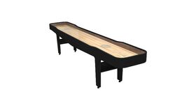 Image of a Shuffleboard Table 12' - Black