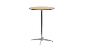 Image of a 24" Round Cocktail Table 30" Tall