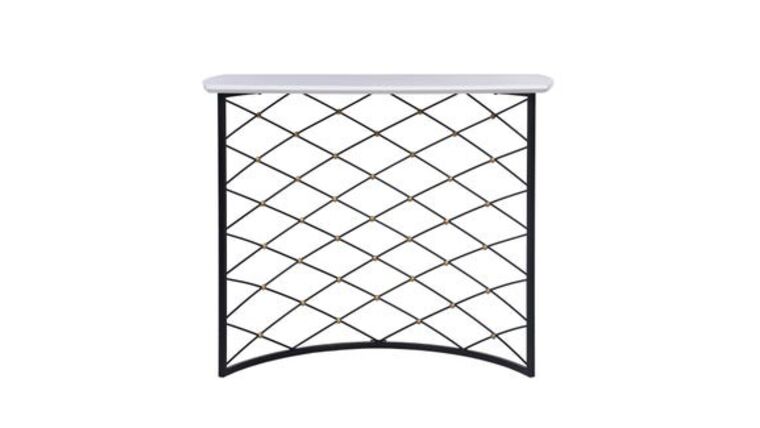 alabaster sofa table : goodshuffle.com