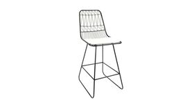 Image of a Black Wire barstool