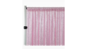 Image of a Light Rose Velvet Drape