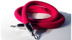 Image of a 10' Red Velvet Rope