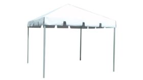 Image of a 10' x 10' White Frame Tent