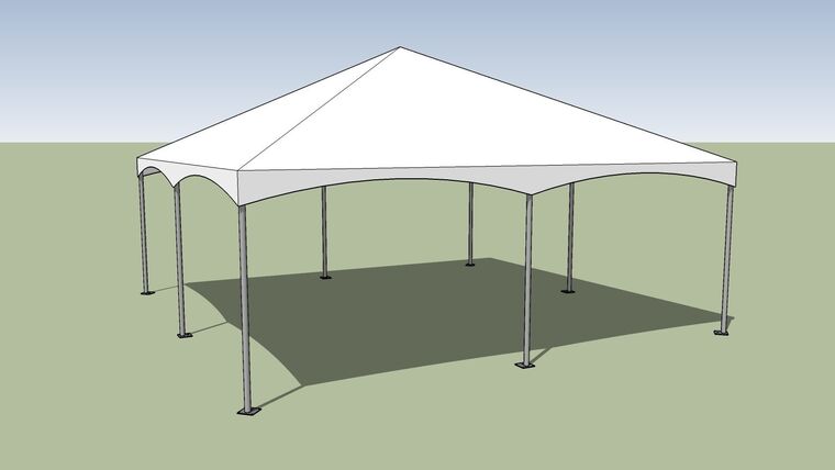 Frame Tent 20' X 20' : goodshuffle.com