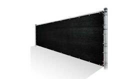 Image of a 150' x 5.8' Privacy Wind Screen Rental - Black Raw