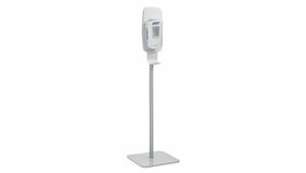 Image of a 1 Station Portable Hand Pump Sanitizer Stand