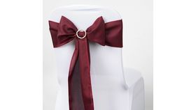 Image of a 6" W x 106" L Burgundy Polyester Sash