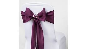 Image of a 6" W x 106" L Eggplant Polyester Sash