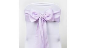 Image of a 6" W x 106" L Lavender Polyester Sash