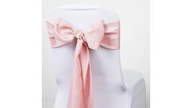 Image of a 6" W x 106" L Dusty Rose Polyester Sash