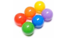 Image of a 1000 pcs Crush-Proof Phthalate Free non-PVC Plastic Ball Pit Balls in 5 Colors - 2.5" Air-Filled Game Rental