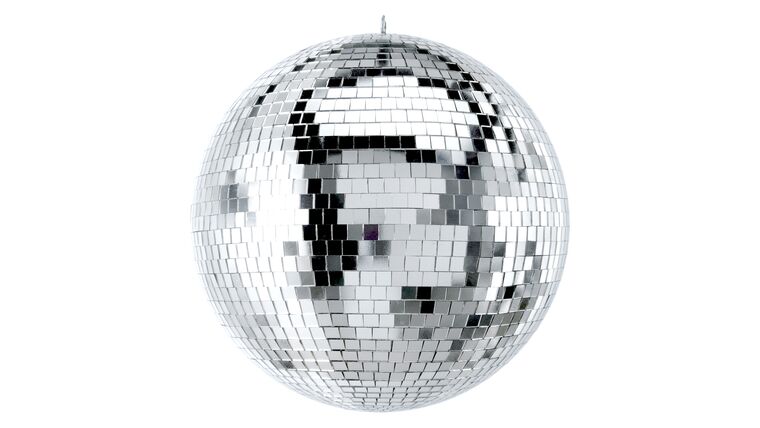 12" Round Disco Mirror Ball - Silver : goodshuffle.com