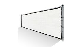 Image of a 25' x 4' Privacy Wind Screen Rental - White