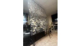 Image of a Silver Shimmer Wall – Photo Booth Backdrop