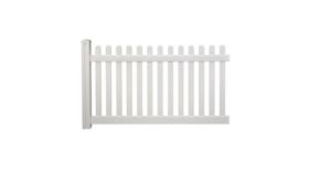 Image of a Picket Fence- White