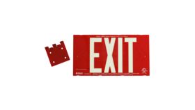 Image of a Exit Sign-Metal