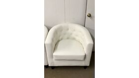 Image of a White Accent Chairs