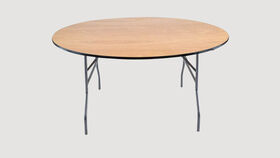 Image of a ood Folding Table, 60" Round