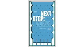 Giant Plinko game with Branding and LED Lights, 4x6 image