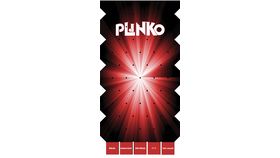 Giant Plinko game with Branding and LED Lights, 4x6 image