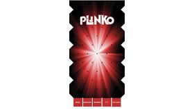 Giant Plinko game with Branding and LED Lights, 4x6 image