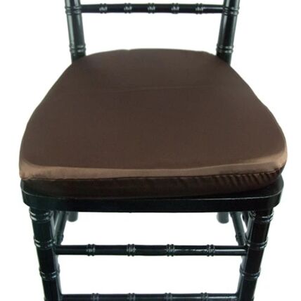 Crepe Back Satin Chocolate cushion cover rental