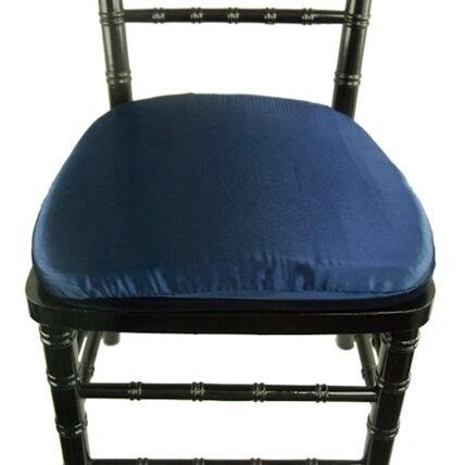 Bridal Satin Navy Blue cushion cover rental